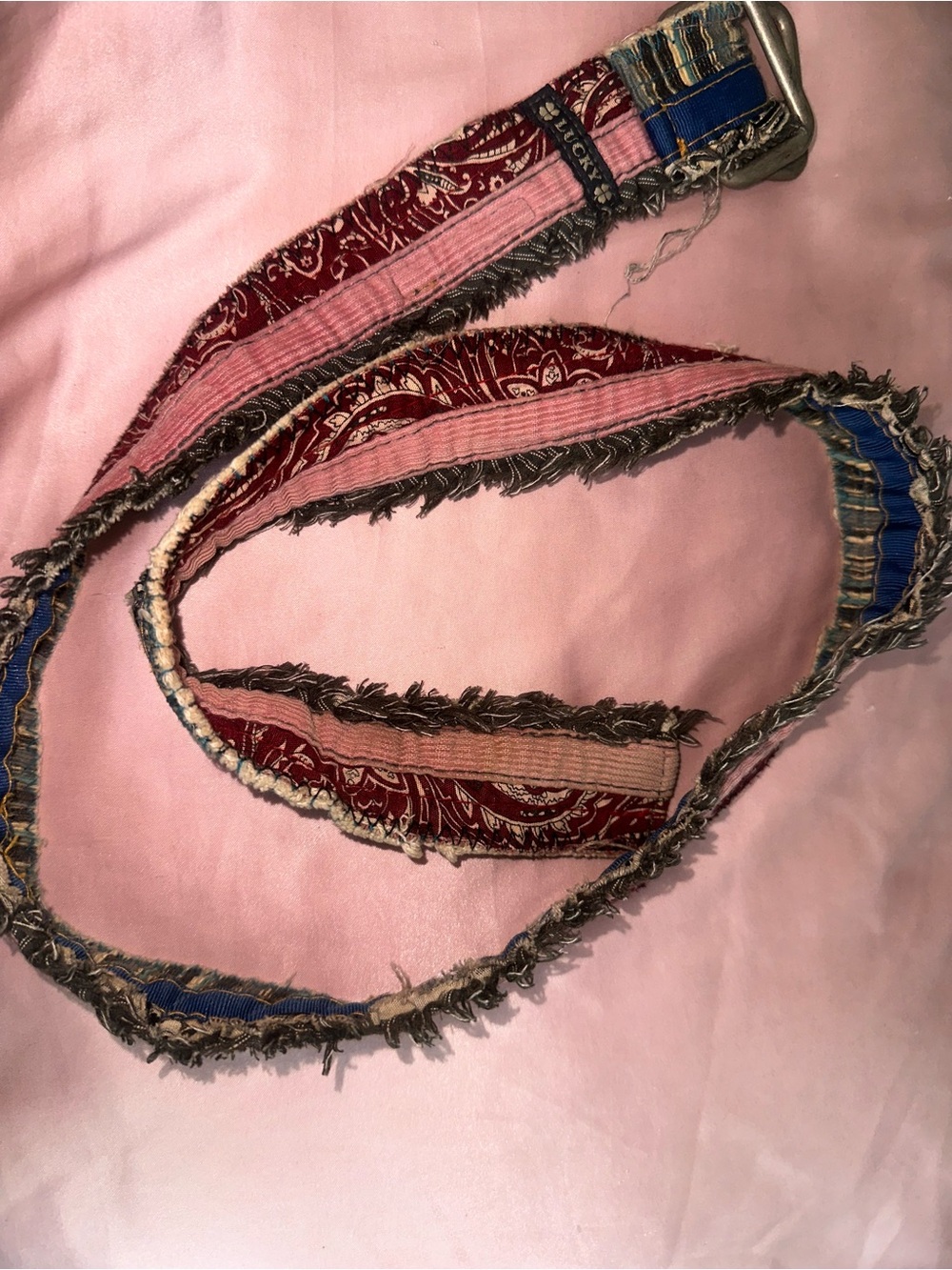 Lucky Brand Retro fabric belt - Picture 8 of 12